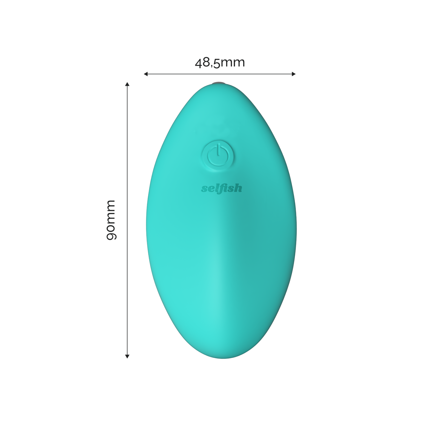 ויברטור לביש חיצוני עם שלט, מידות